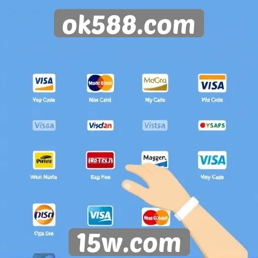 Opcões de pagamento oferecidas pelo ok588.com
